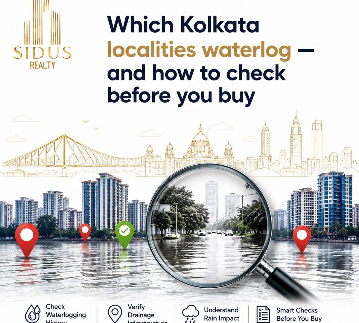 waterlogging areas in Kolkata